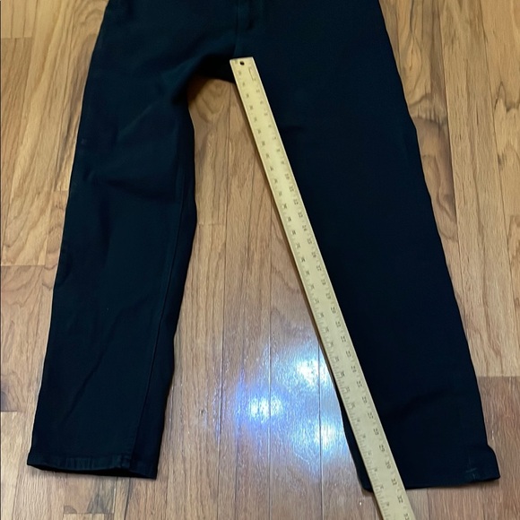 Levi's Black Jeans Men’s Tag size 36 x 34 5 Pocket Black Label - Picture 9 of 13